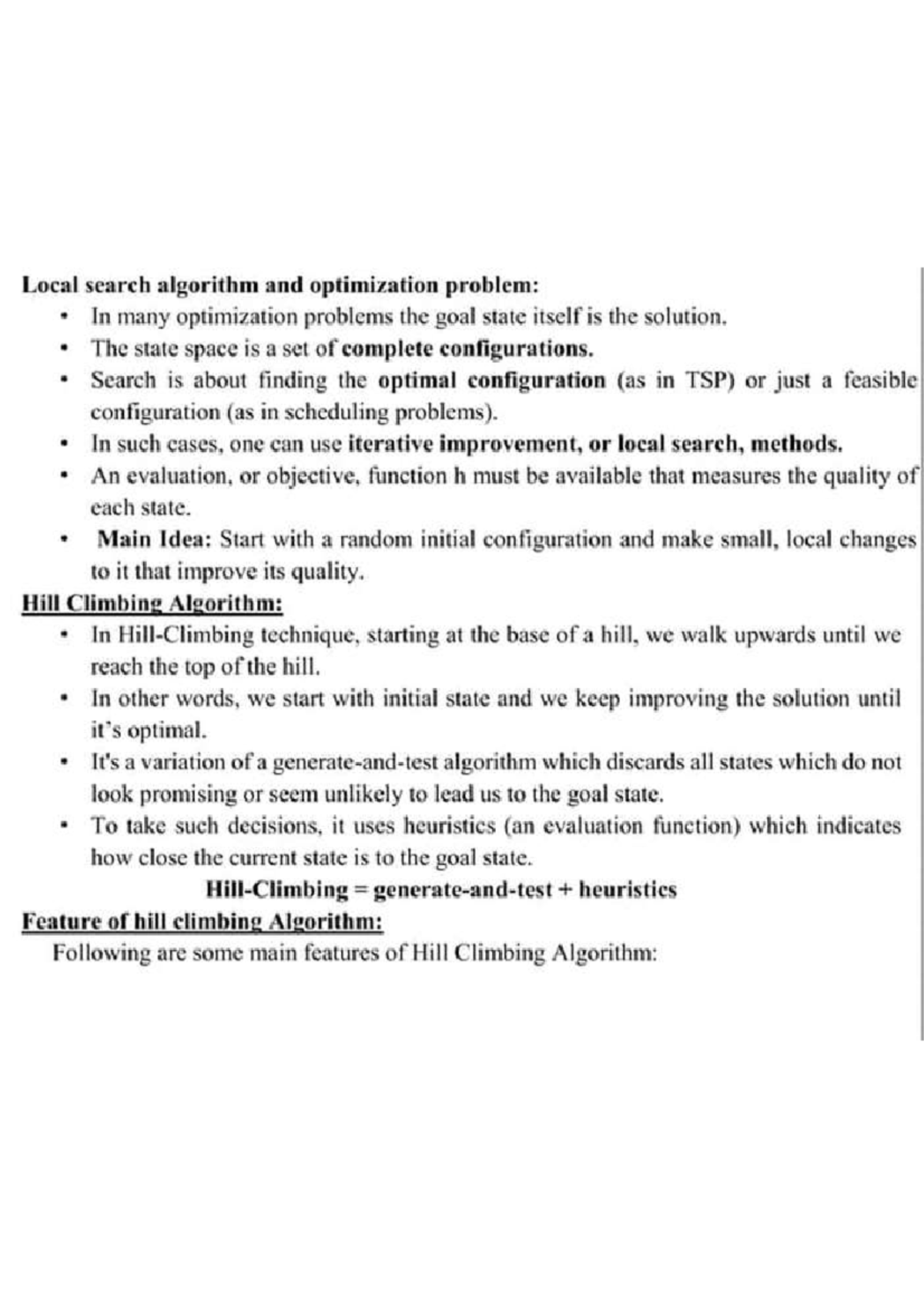 Local Search Algorithms: Hill Climbing Techniques and Optimization ...