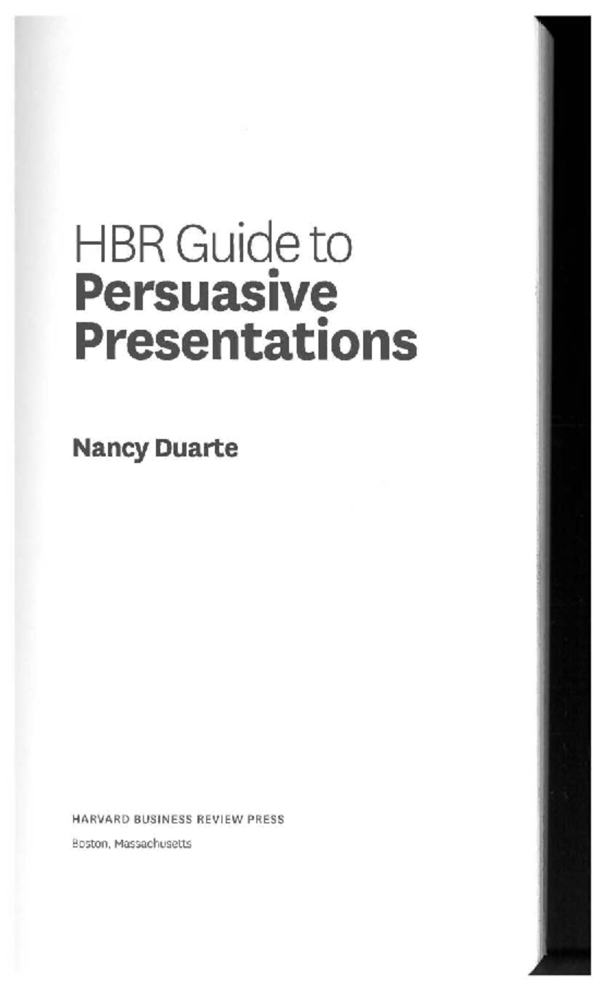 Duarte Reading - Storytelling Principles for Effective Presentations ...