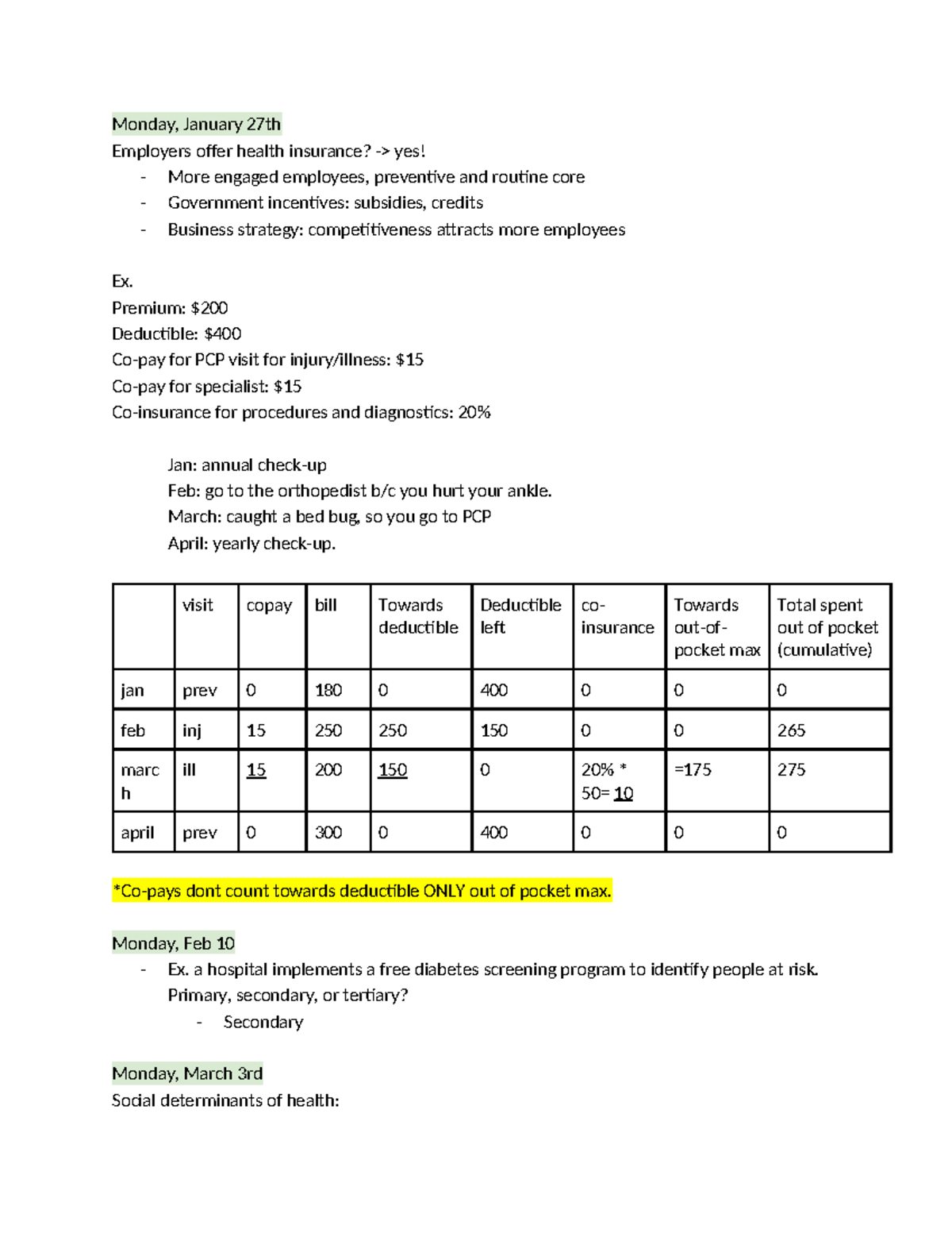 Dis notes on health insurance and employee engagement strategies - Studocu