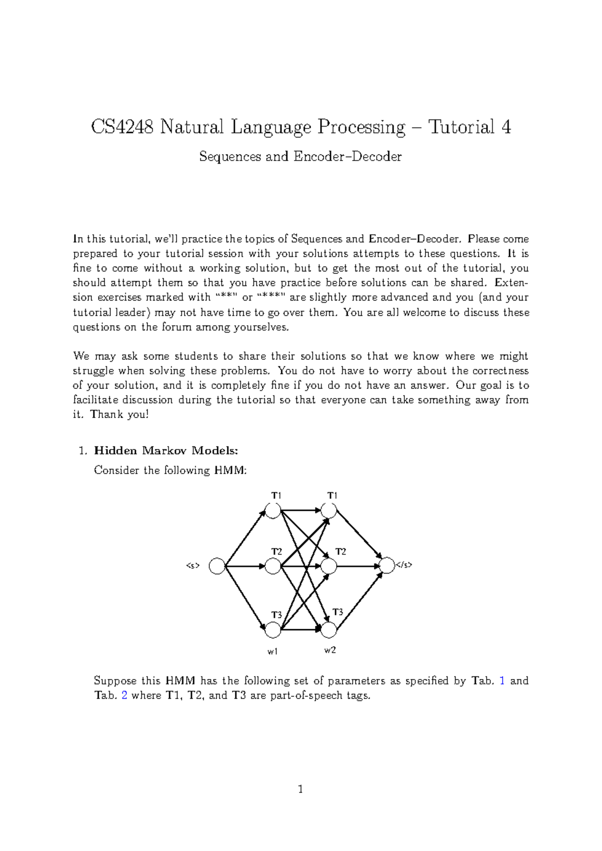 Cs4248 tutorial 04 pre 2420 - CS4248 Natural Language Processing ...