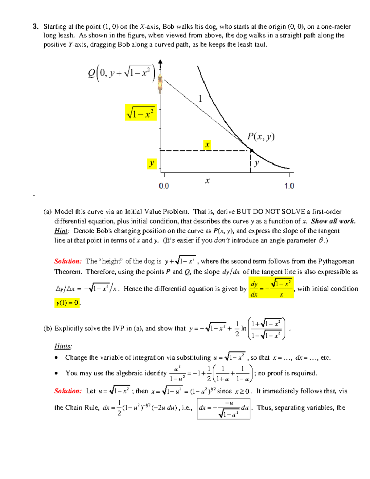 HW 3 Solutions: Initial Value Problem Modeling & Analysis - Studocu