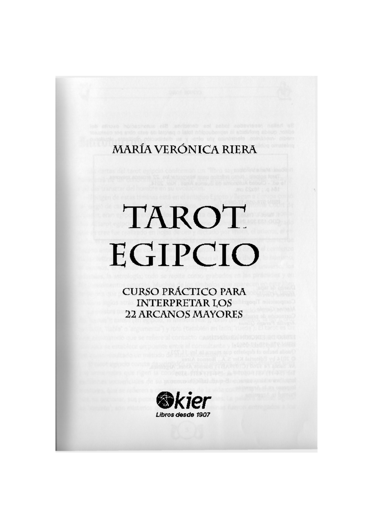 Tarot Egipcio: Curso Práctico de Interpretación de Arcanos Mayores ...