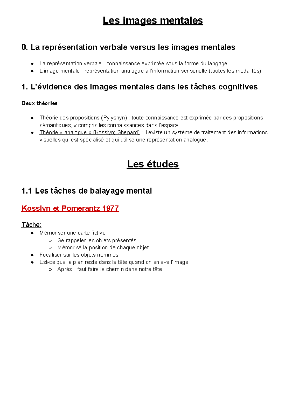 Note de cours - Psy4072 : Images mentales et représentation verbale ...