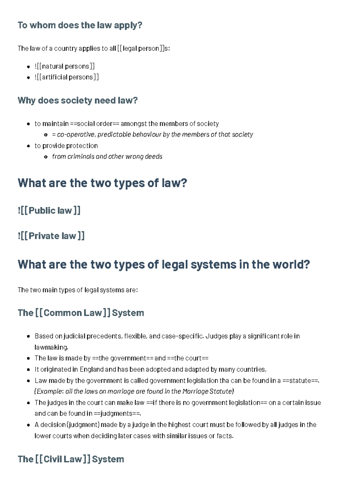 Business Law 1 - Lecture 1: Understanding Legal Systems and Sources ...