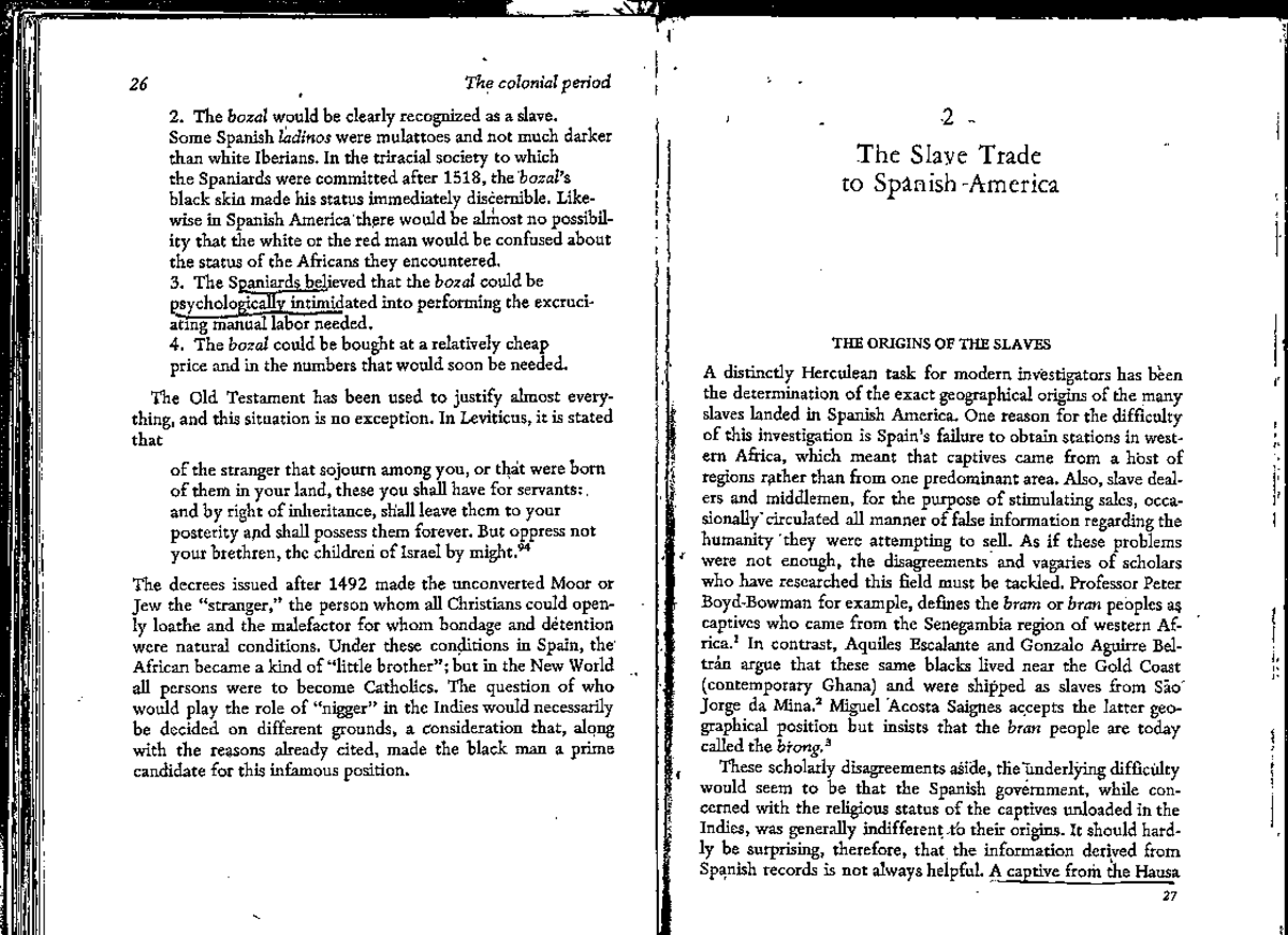 The Slave Trade to Spanish America: An In-Depth Analysis of the ...