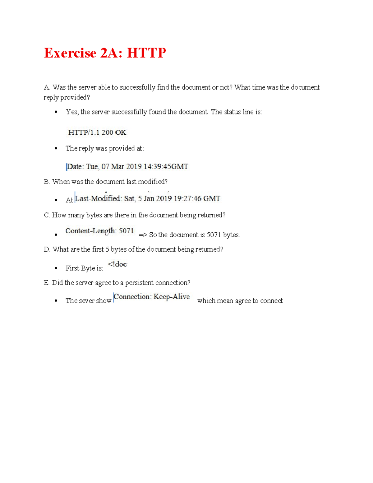 B23DCVT440 - HTTP Exercises: Lab 2A, 2B, and 2C Summary - Studocu