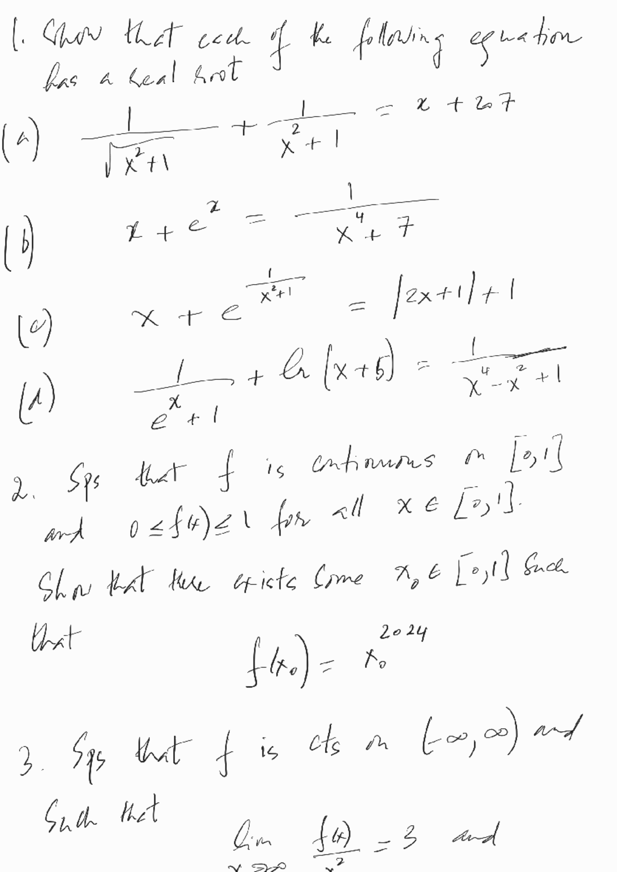 Lab 4 (IVT Problems) - Intermediate Value Theorem Analysis - Studocu