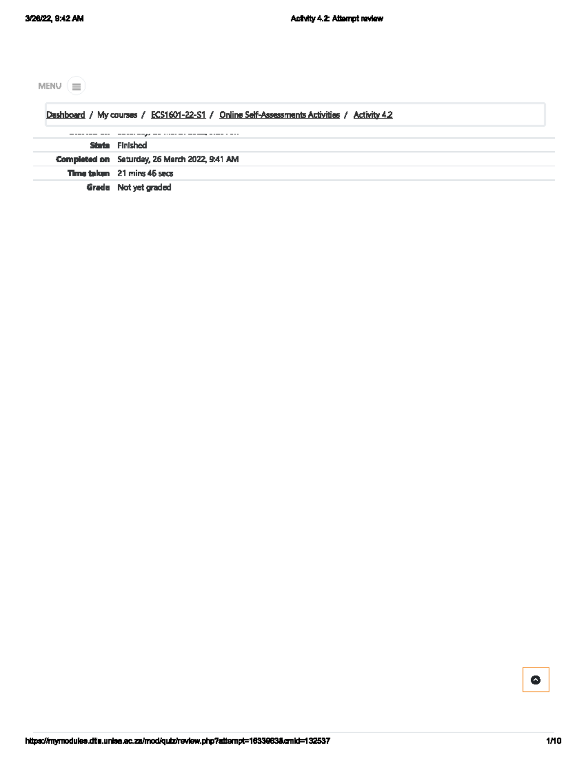 Activity 4.2: Comprehensive Answers and Explanations - Studocu