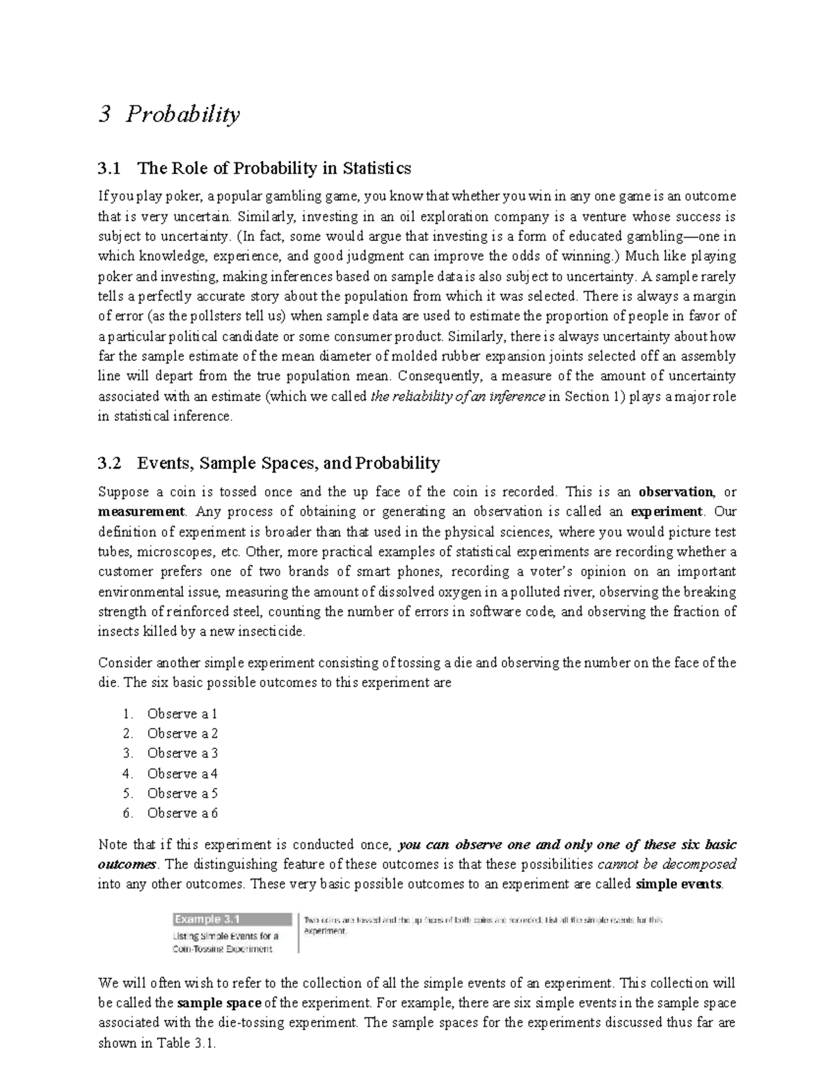Week 3 Probability: Understanding Events and Sample Spaces - Studocu