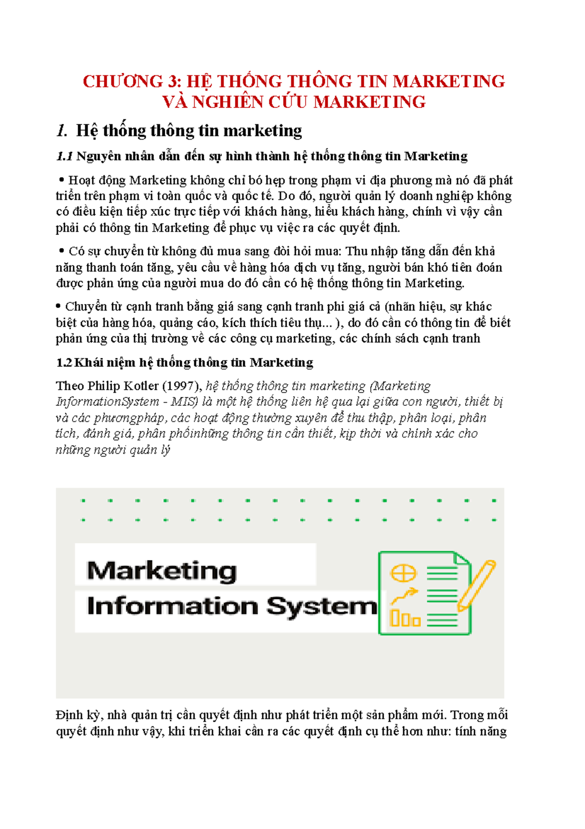 Chương 3 Hệ thống thông tin marketing và nghiên cứu marketingfg ...