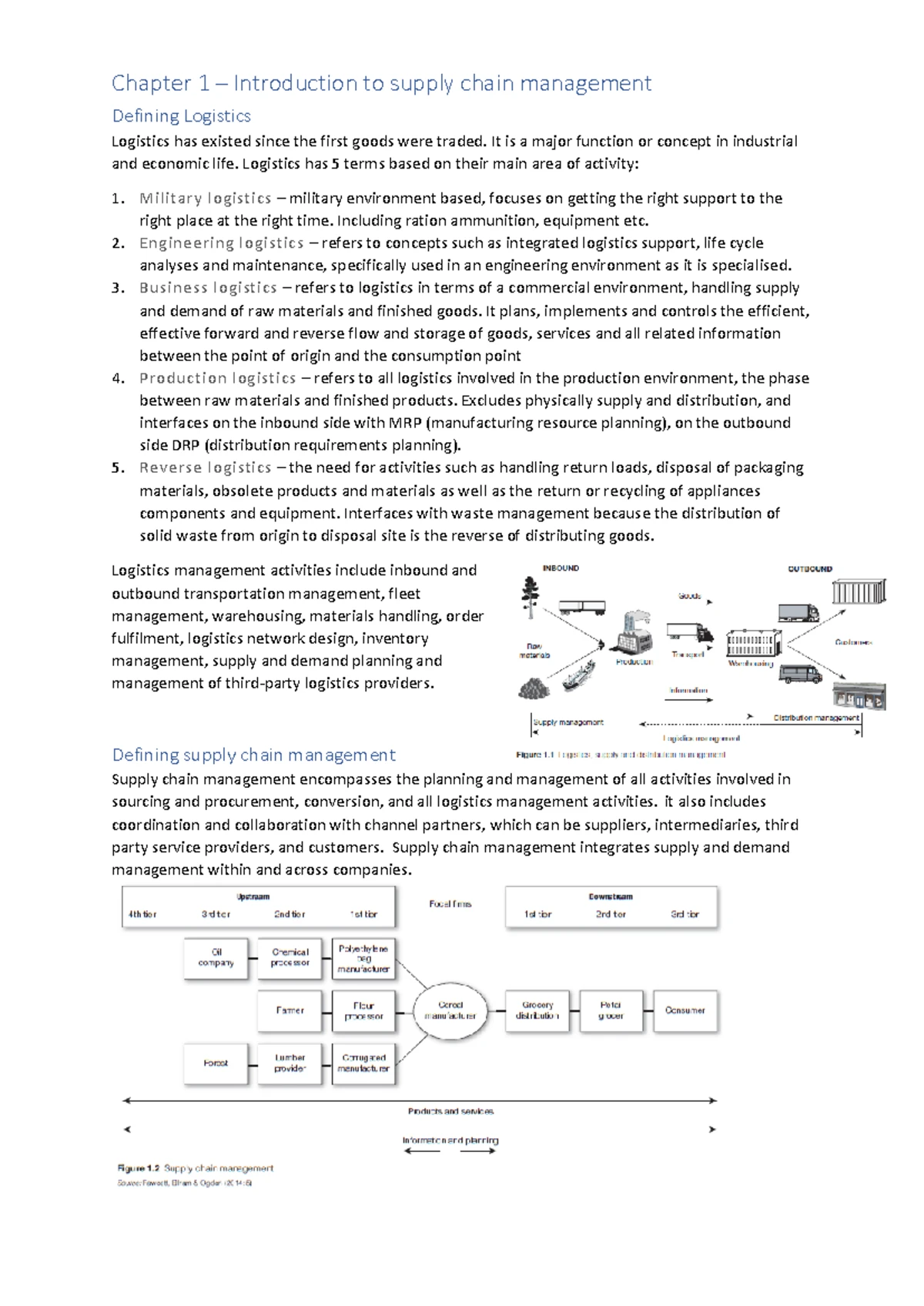 OBS 210 Chapter 4 - Summary Business management - Warning: TT ...