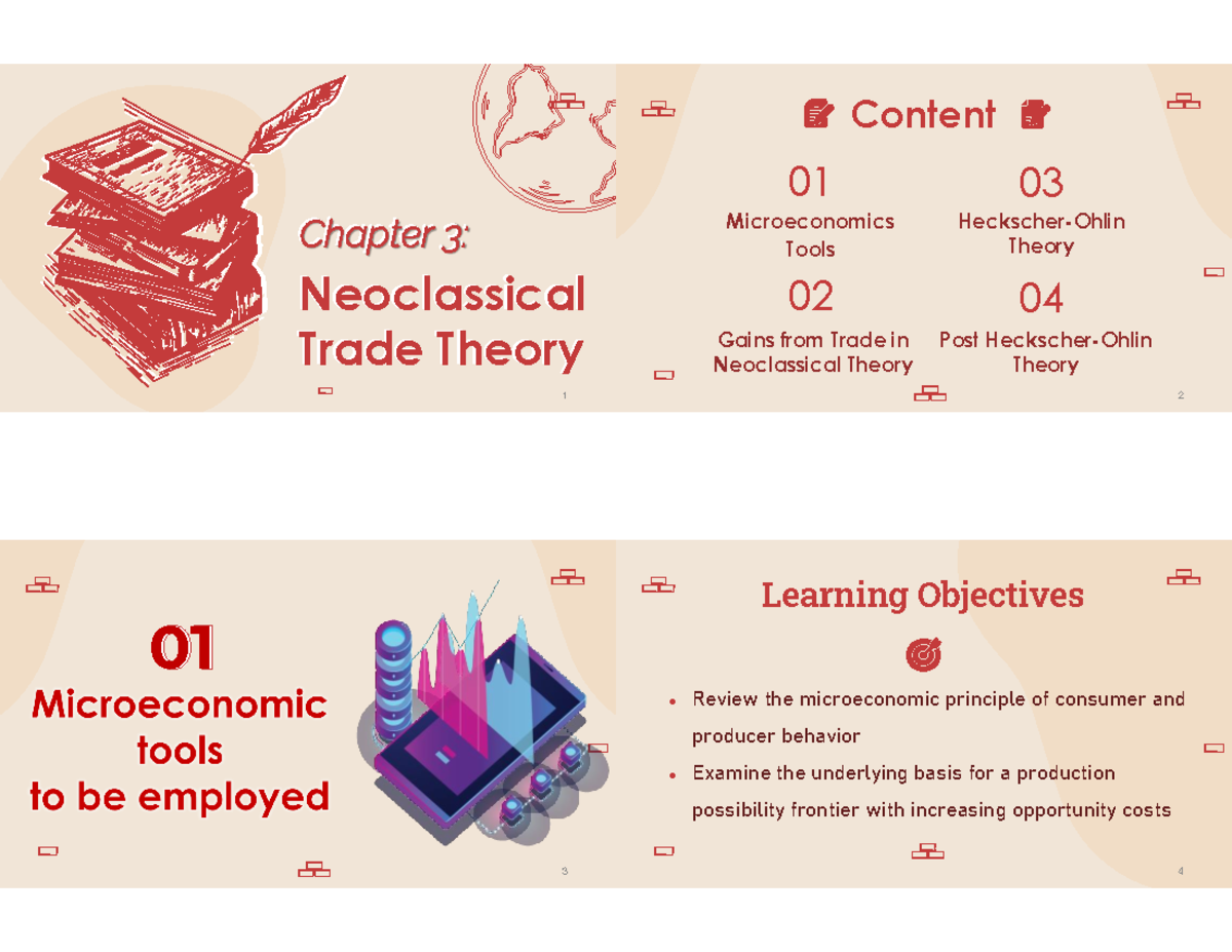 Neoclassical Trade Theory - Chapter 3 Overview (KTQTCH3) - Studocu