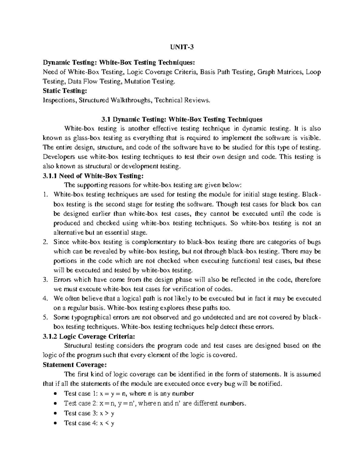 ST Unit5 - Efficient Test Suite Management: Design, Prioritization ...