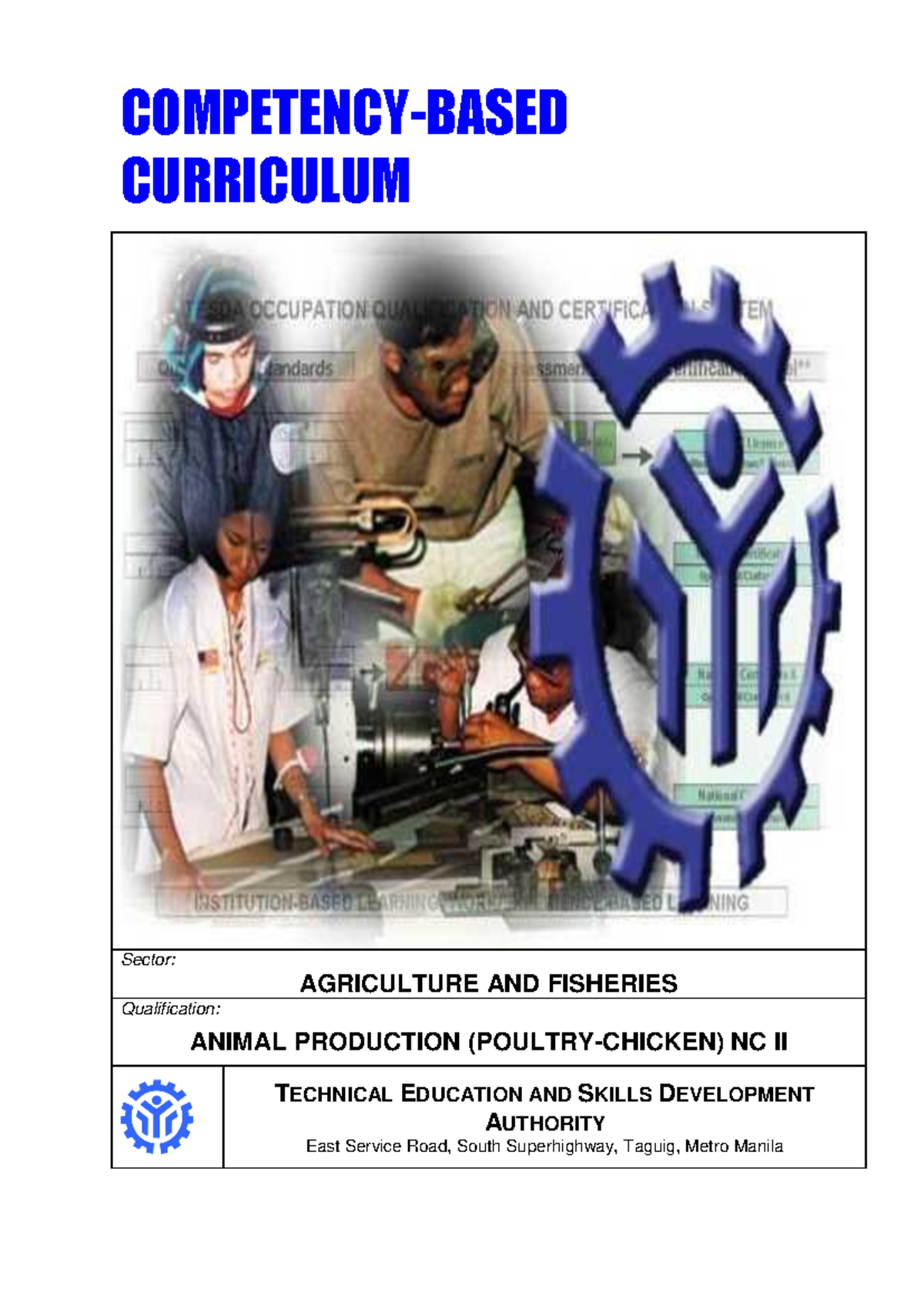 CBC Animal Production NC II Curriculum Overview and Module Details ...