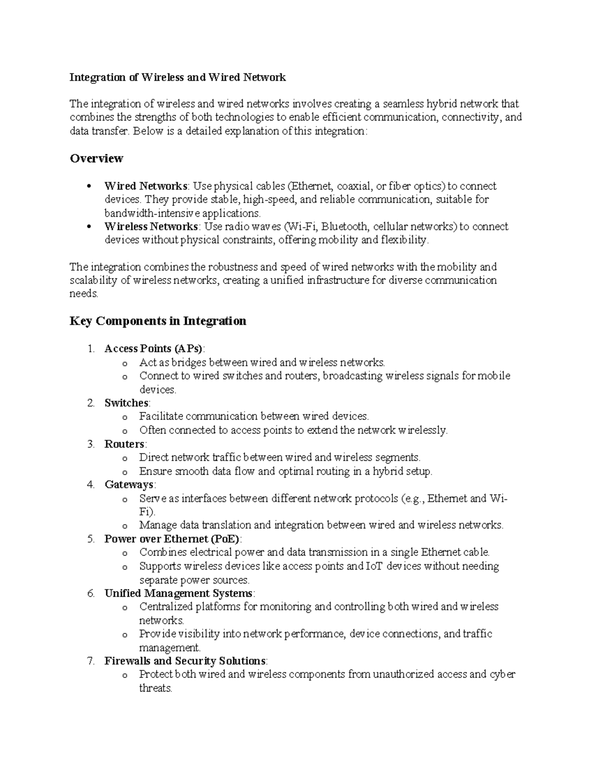 Integration - Below is a detailed explanation of this integration ...