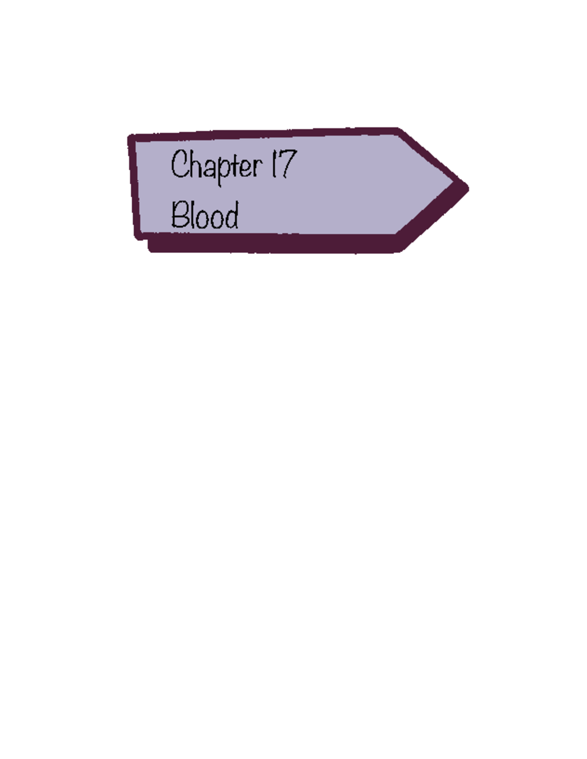Chapter 17: Blood - Learning Objectives and Key Concepts (CV System ...