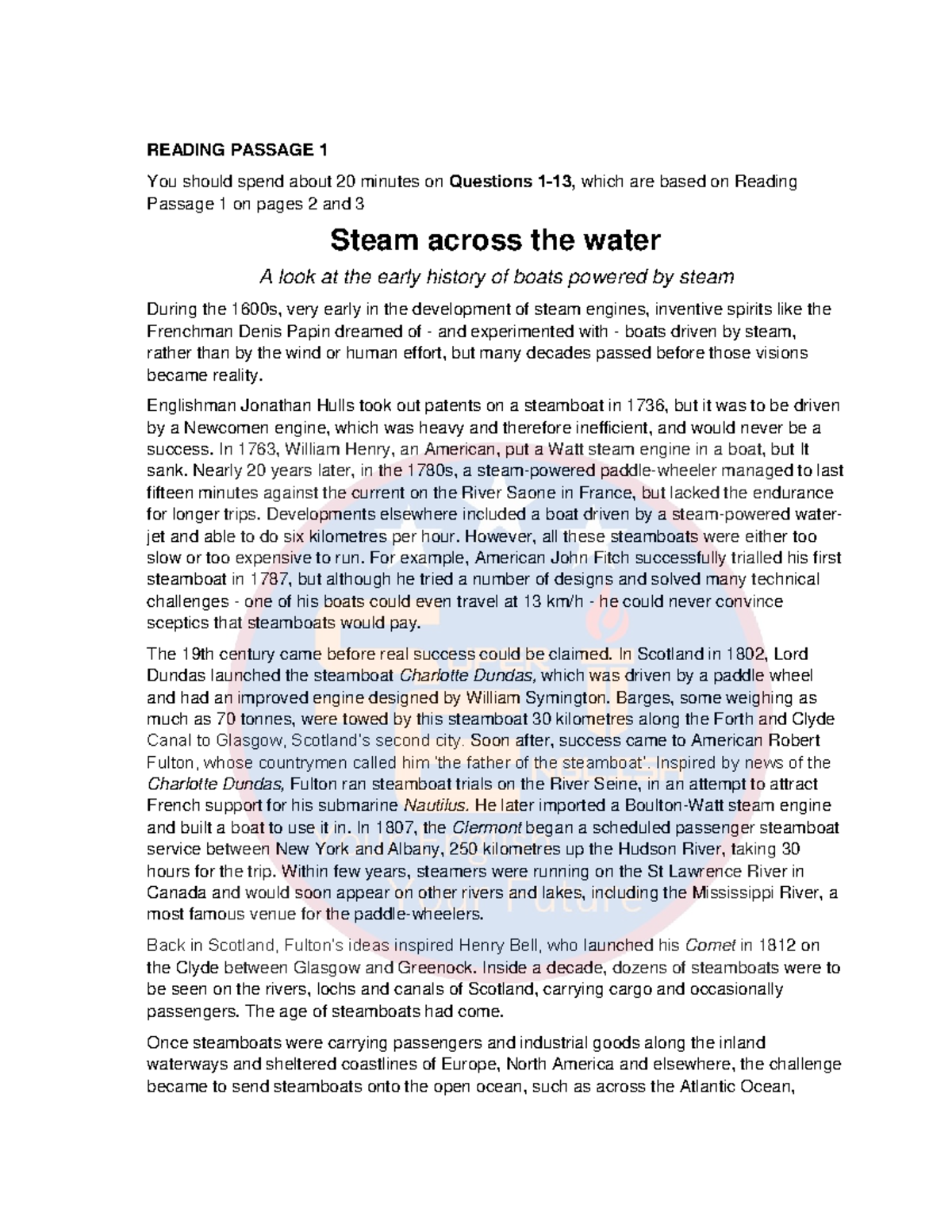 Test 5 - IELTS reading passage analysis and questions - Studocu