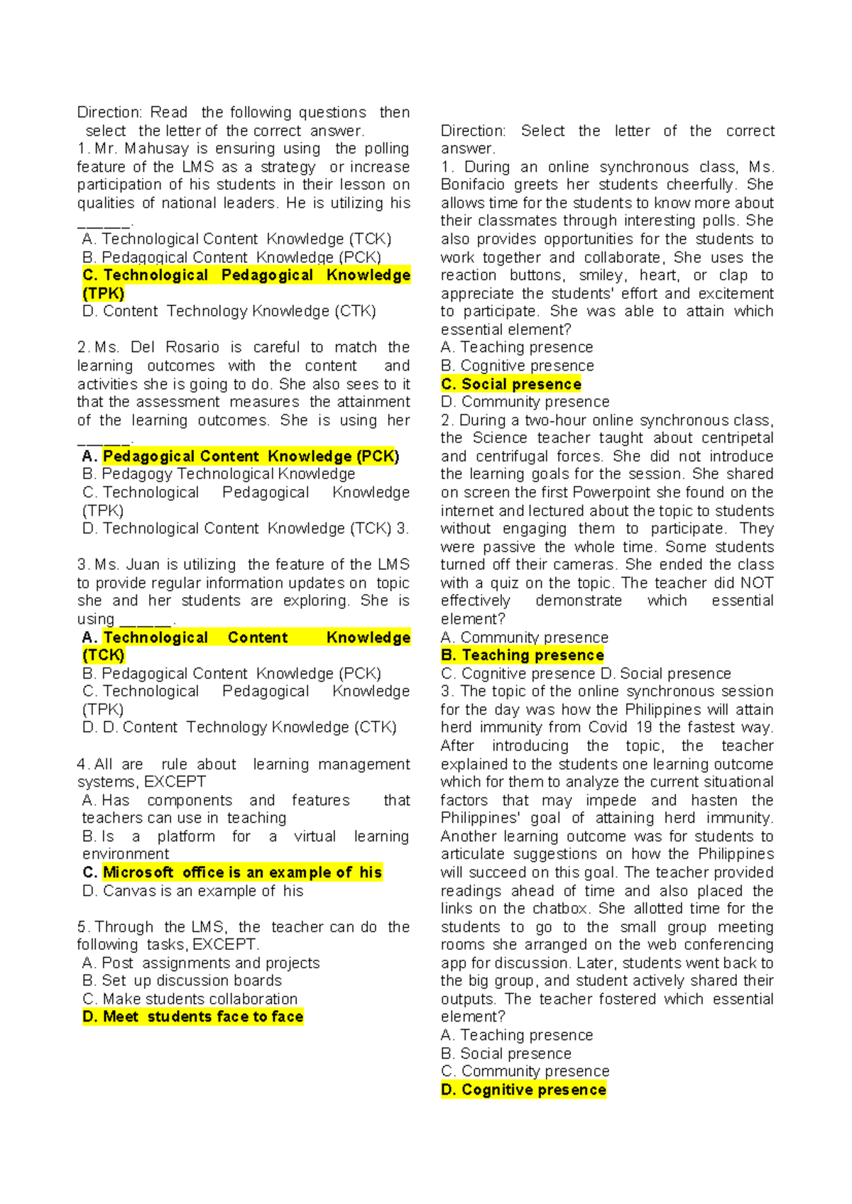 Prof Ed 12: Comprehensive Reviewer for Teaching Strategies and LMS ...