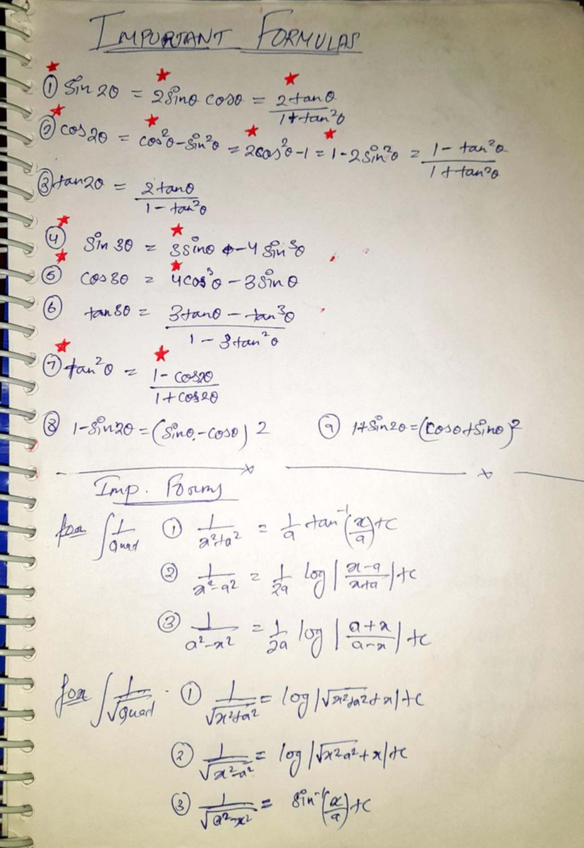 Imp formulas - integrations - Mathematics: Applications and ...