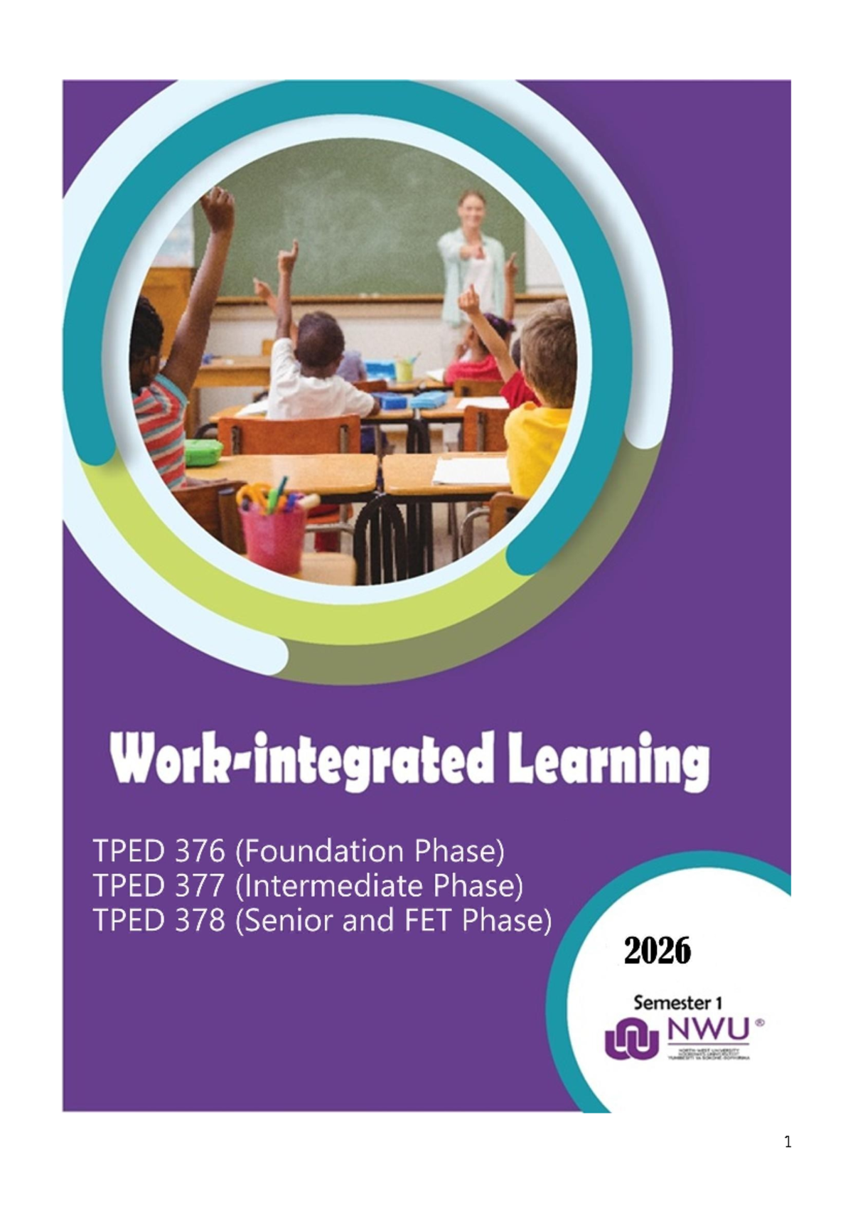 TPED376/377/378 Teaching Practice Workbook: Embedded Signature ...