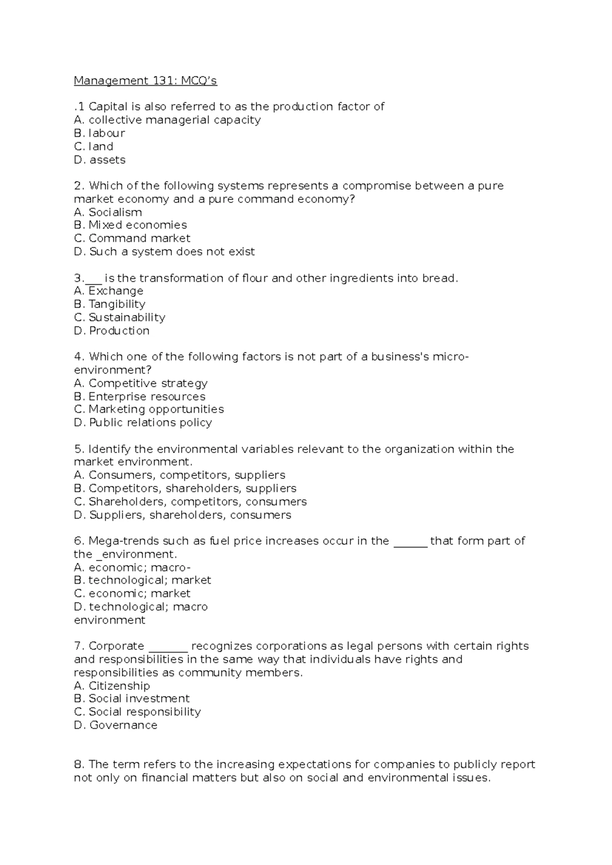 IPS131 June 2017 Supplementary Exam - Past Paper Questions & Answers ...