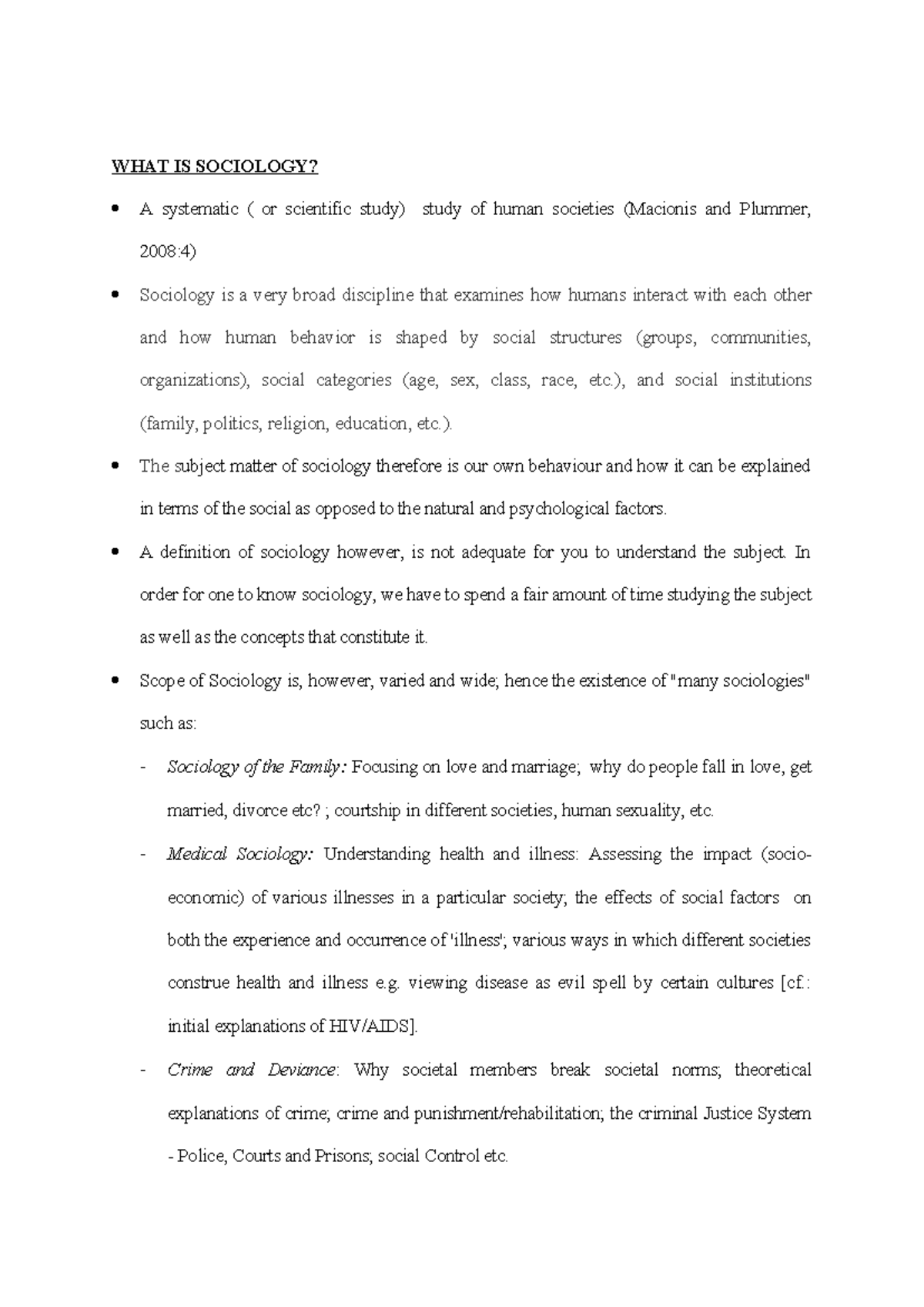 Sociology 101: Understanding the Scope and Significance of Sociology ...