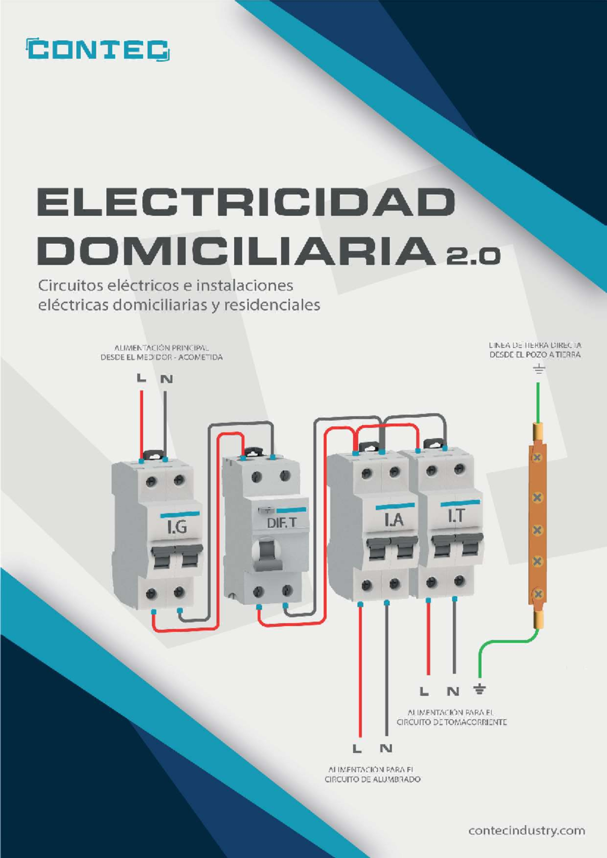 Manual de Electricidad Domiciliaria 2.0: Circuitos y Instalaciones - Document Preview