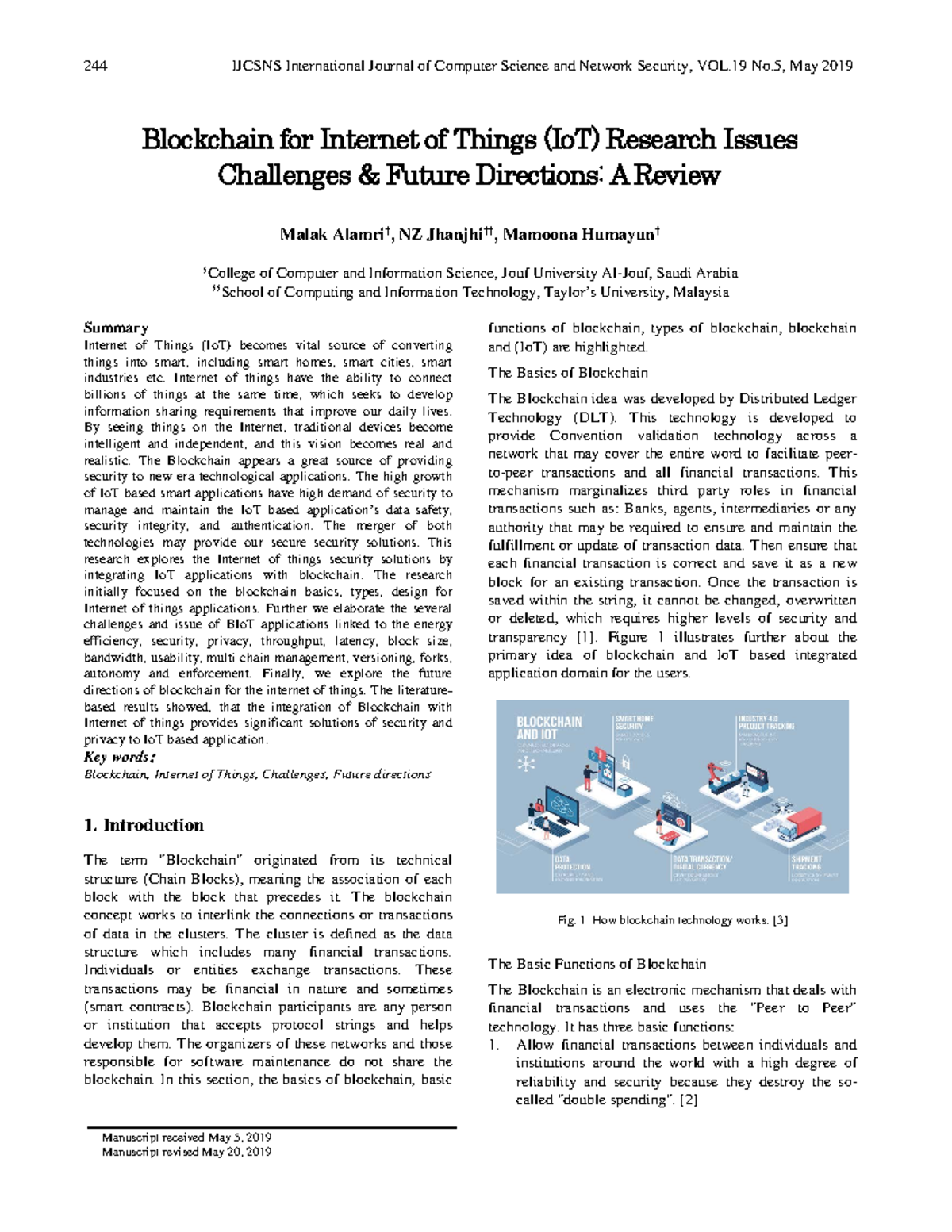 Blockchain Integration with IoT: Research Issues & Future Directions ...