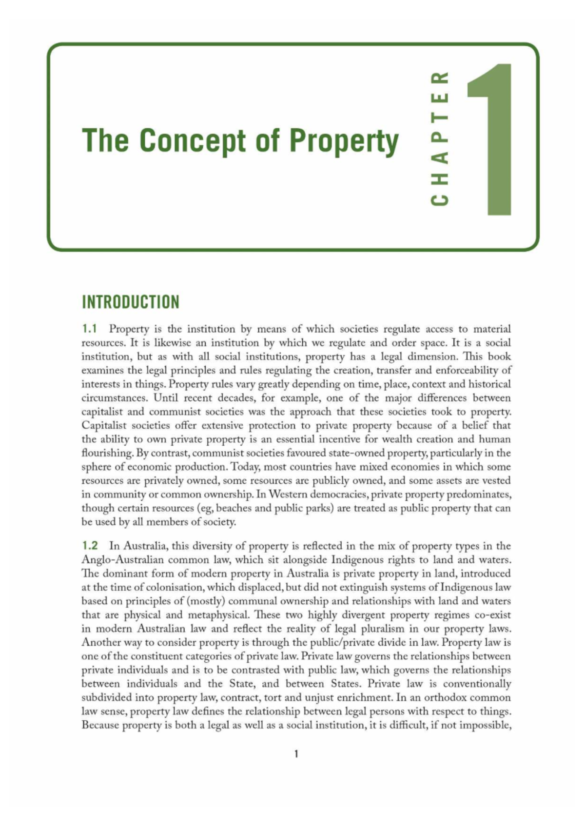 Australian Property Law: Understanding the Concept of Property - Studocu