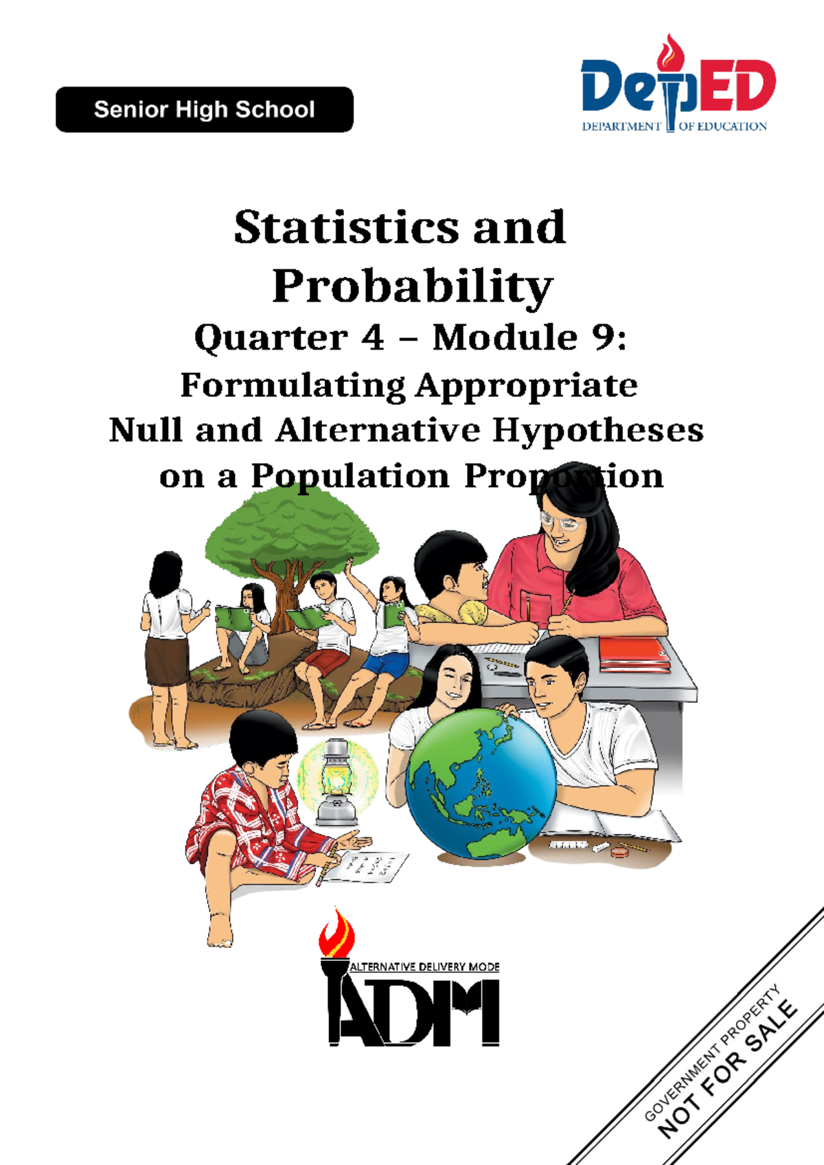 9-Statistics-and-Probability G11 Quarter-4 Module-9 - Studocu