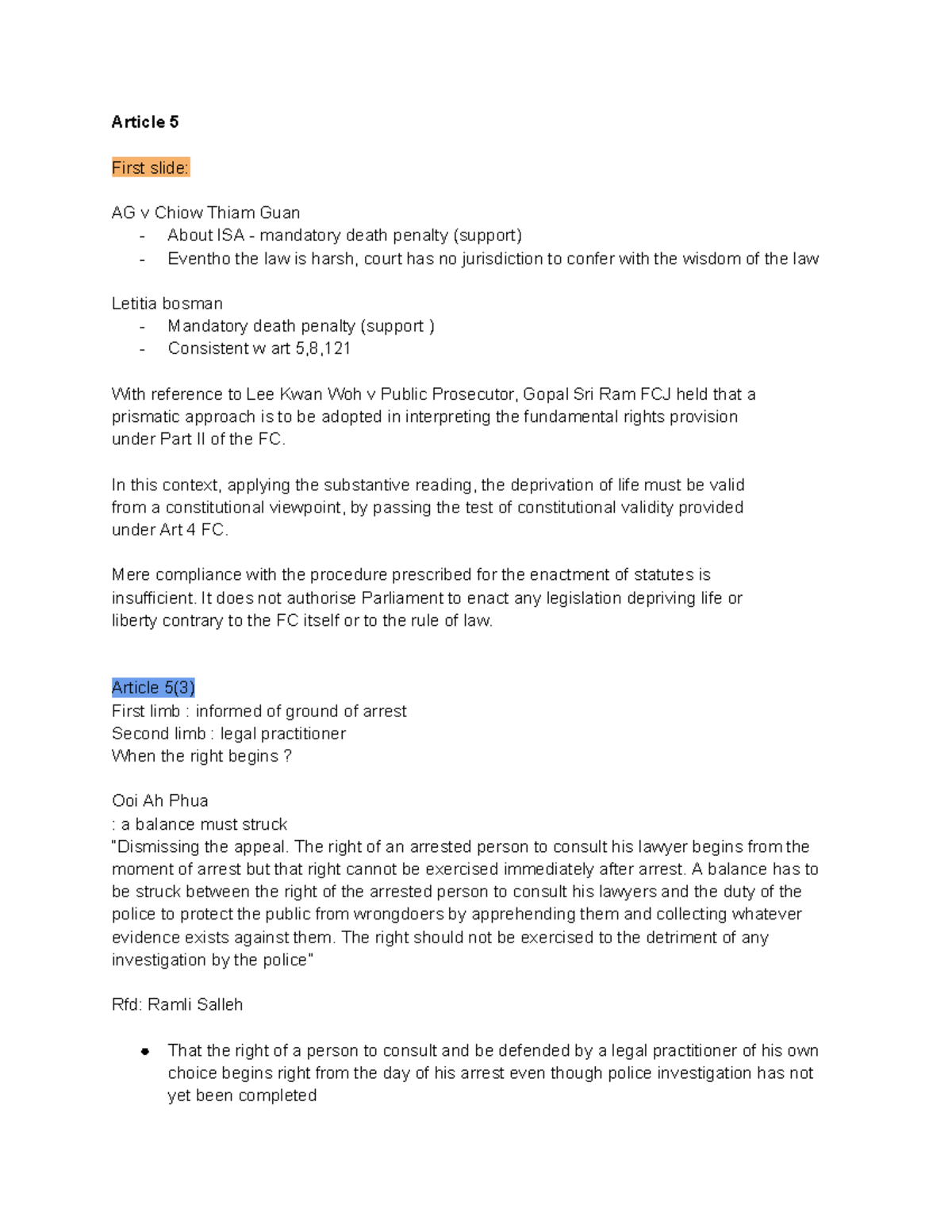 Constitutional Law Notes - Final Exam (Constit II) - Studocu