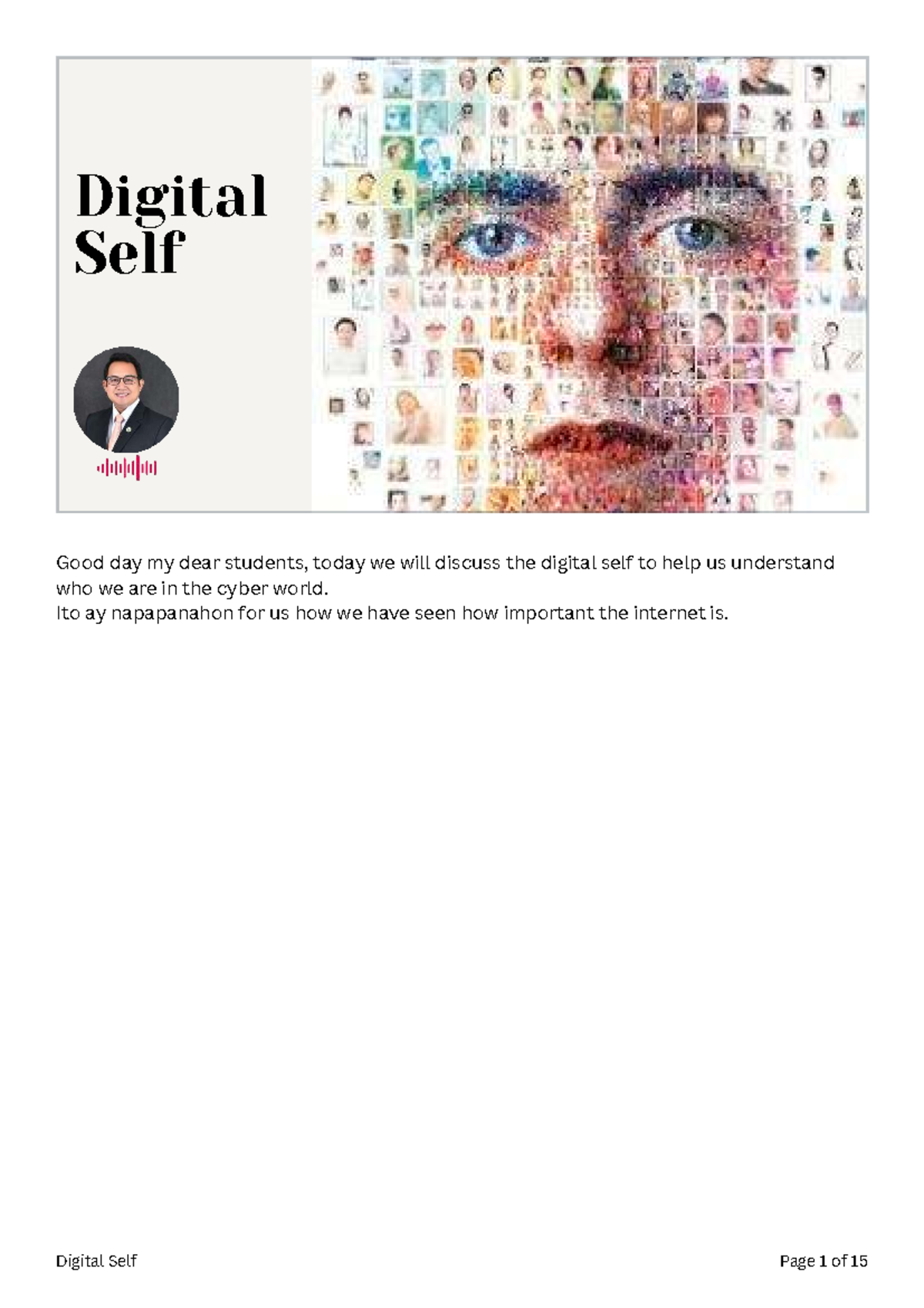 Digital Self: Understanding Our Online Personas in Psychology - Studocu