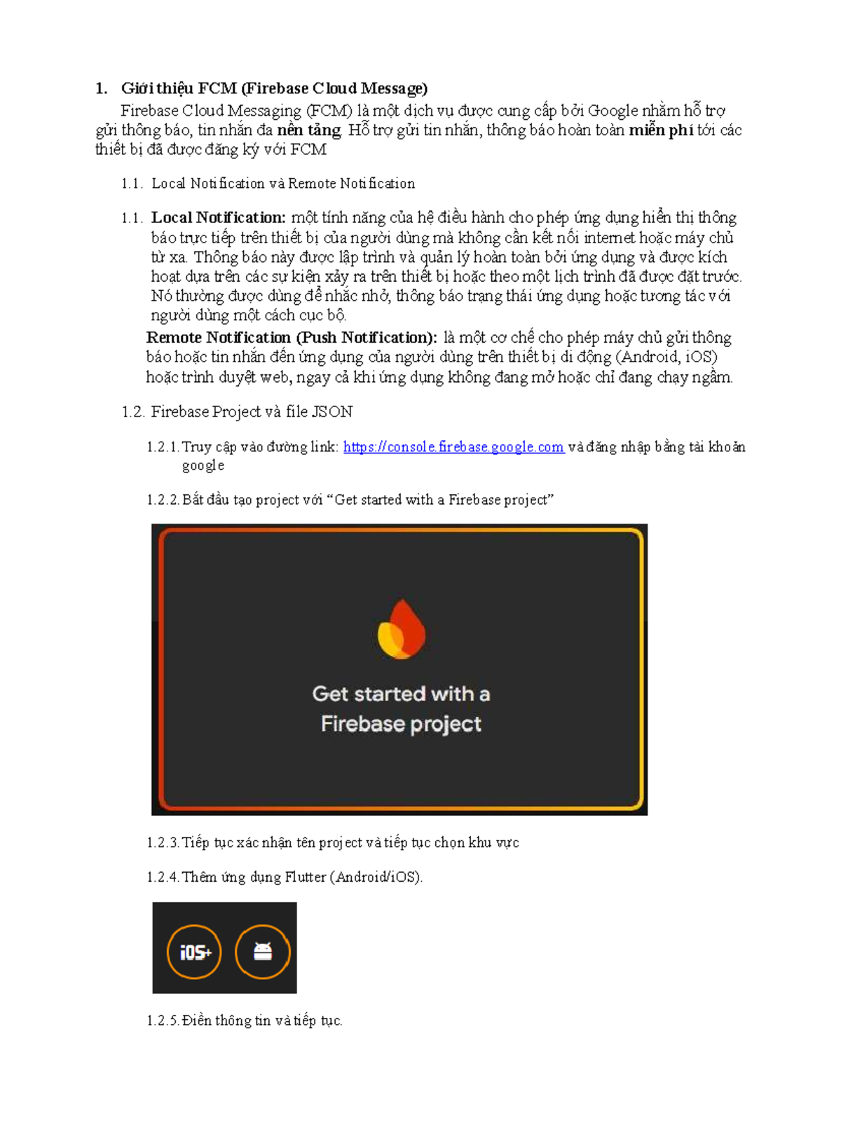 FCM (Firebase Cloud Messaging) Overview and Implementation Guide - Studocu