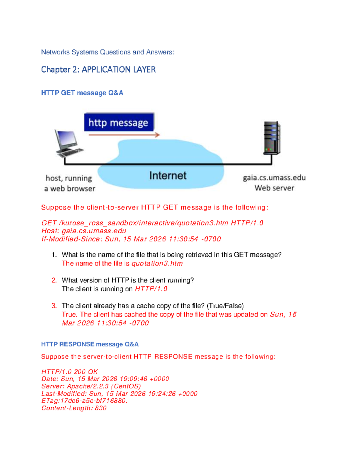 Networks Systems Q&A: Chapter 2 - Application Layer Insights - Studocu
