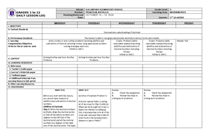 DLL Filipino 5 Q3 W3 - GRADES 1 to 12 DAILY LESSON LOG School ...