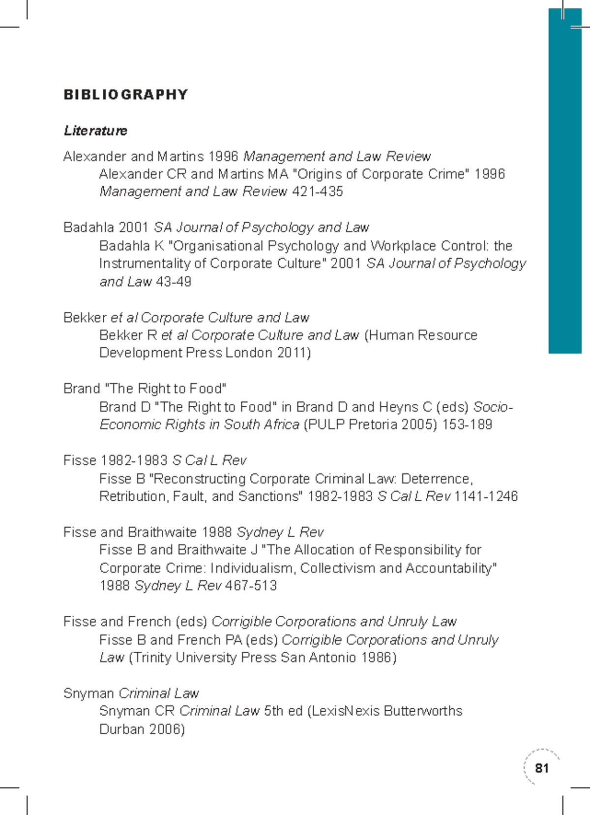 LAW 101: Comprehensive Bibliography Guide for Legal Research - Studocu