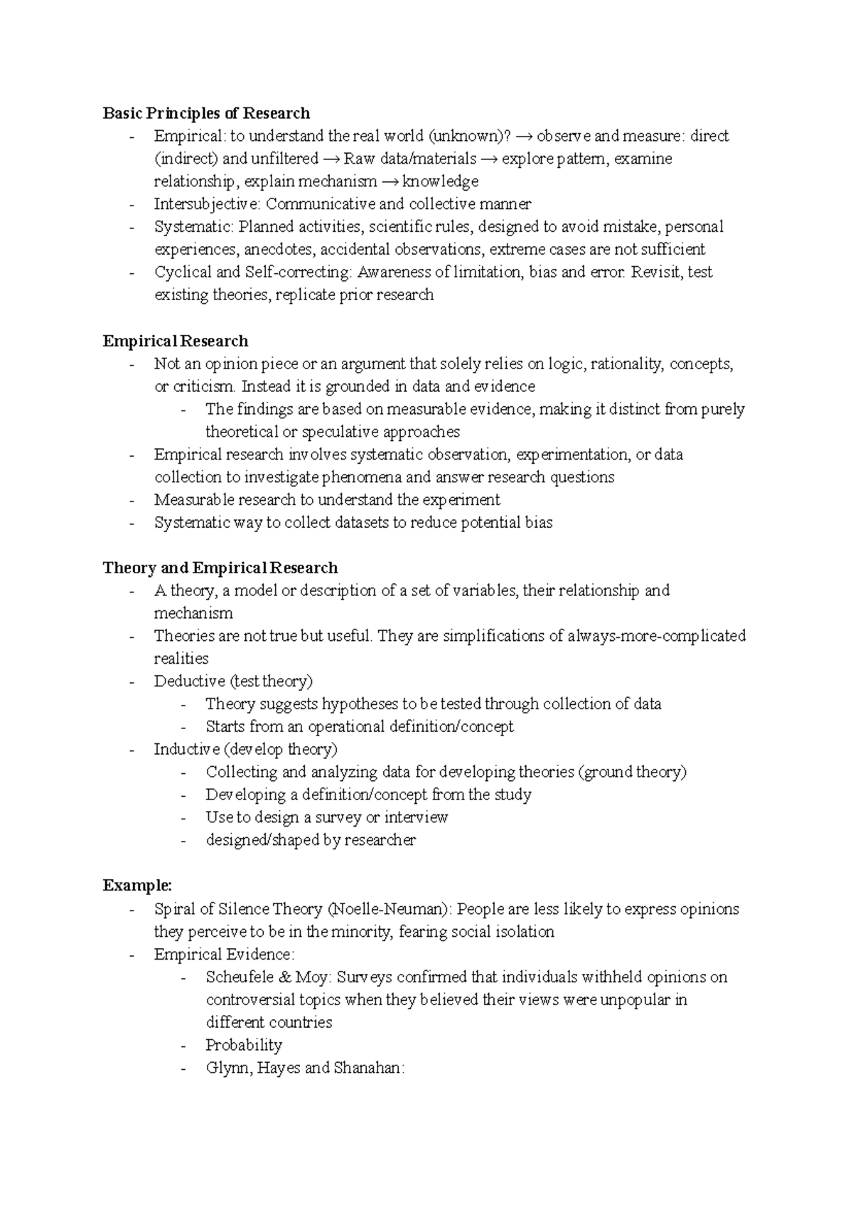 Basic Principles of Empirical Research: Understanding the Real World ...