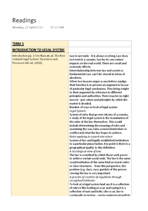 Legal Ethics and Professional Conduct Cheat Sheet for Term Test (LAW ...