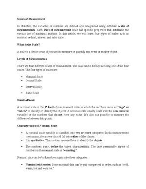 Data Analysis - RESEARCH NOTES for Course Code: DATA101 - Studocu