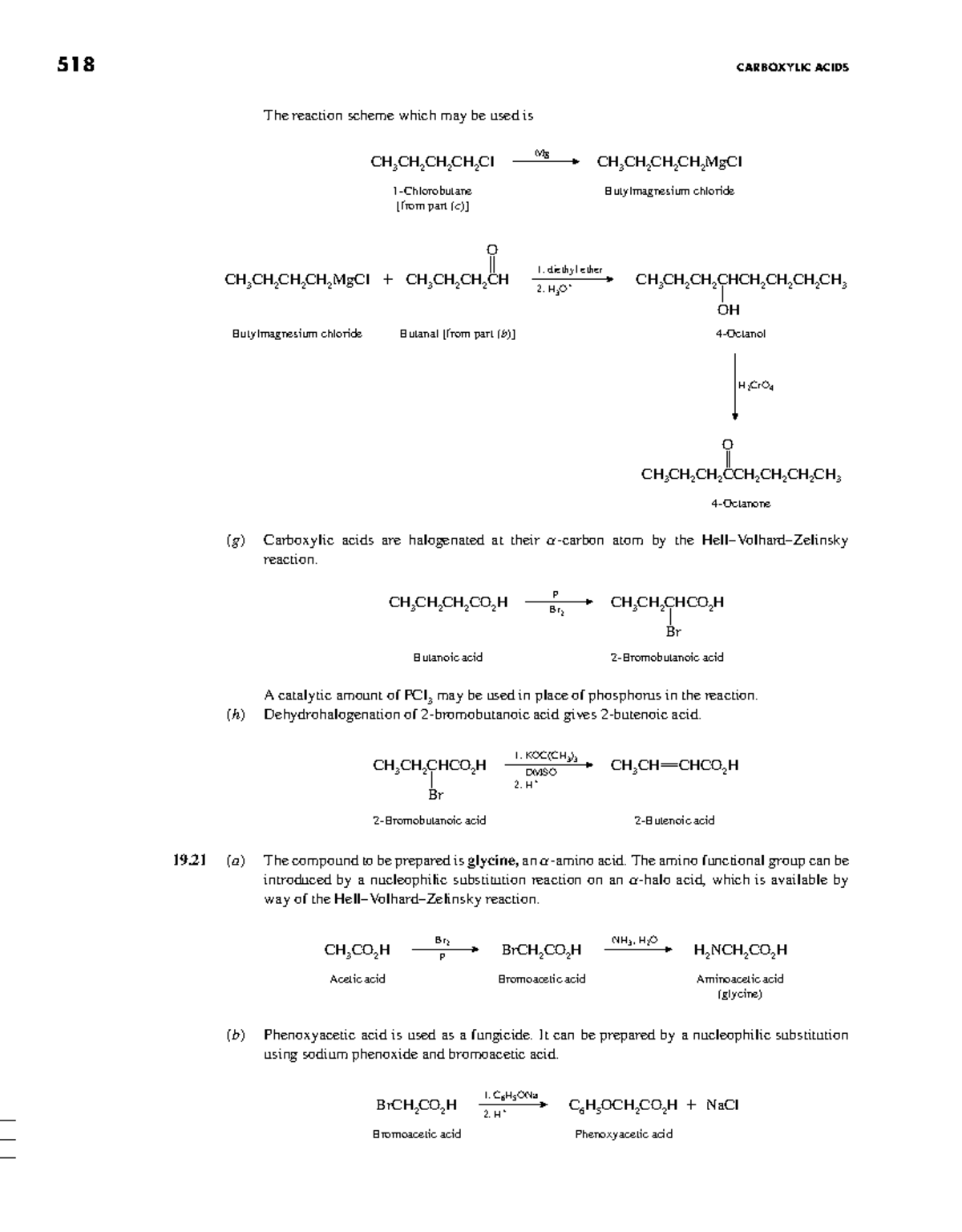 Organic Chemistry 523: Carboxylic Acids Reaction Mechanisms - Studocu