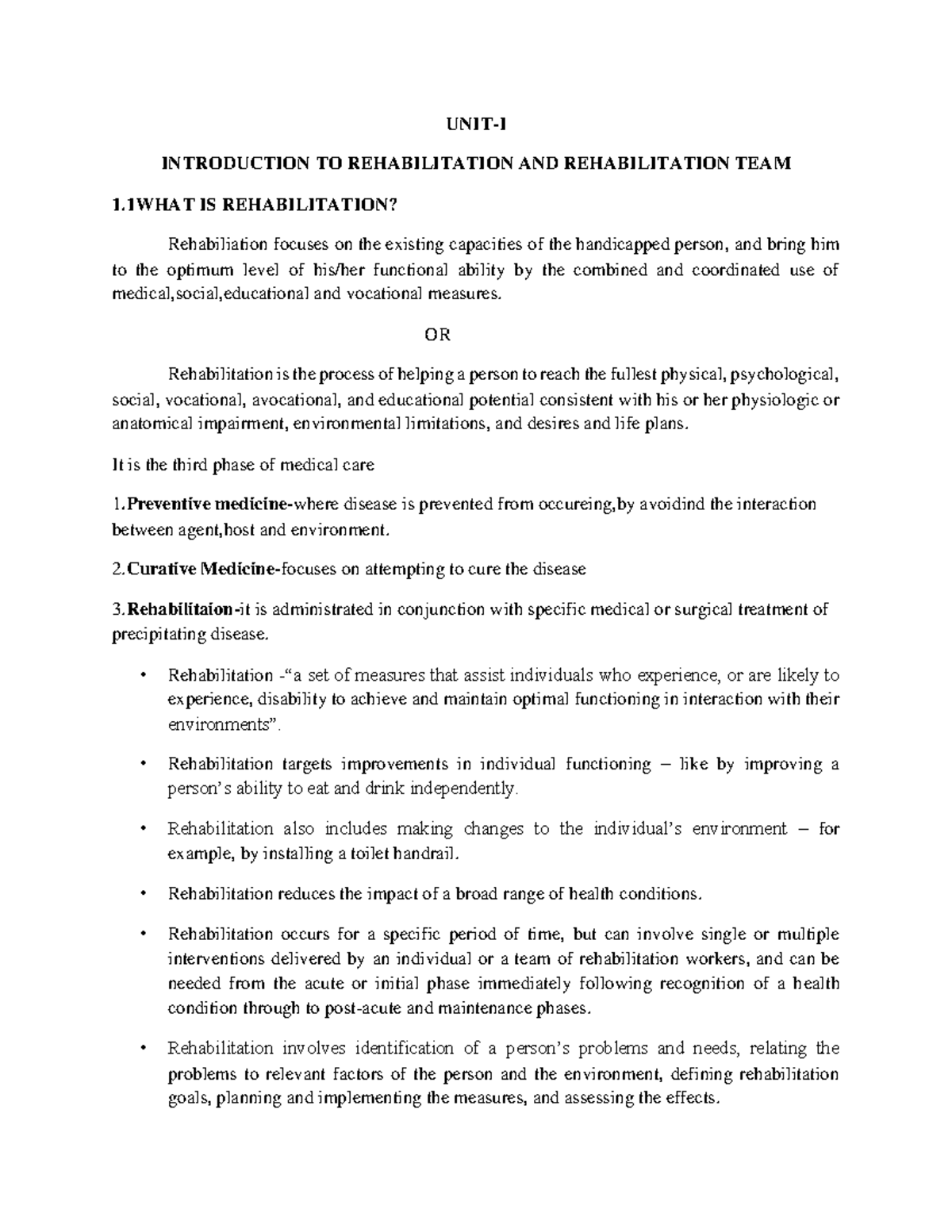 Rehabilitation Notes: Comprehensive Overview of Strategies and ...