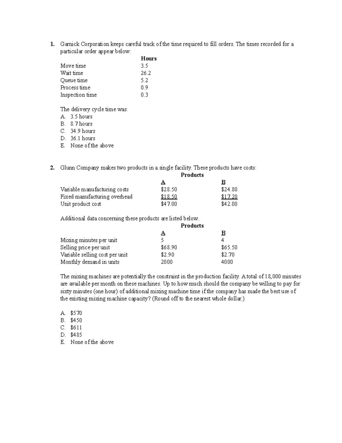 ACC 3200 Final Exam Practice Questions and Solutions - Studocu