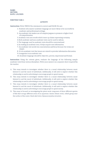 RTU Pathways to Practice: Week 4 Preservice Teaching Material - Studocu