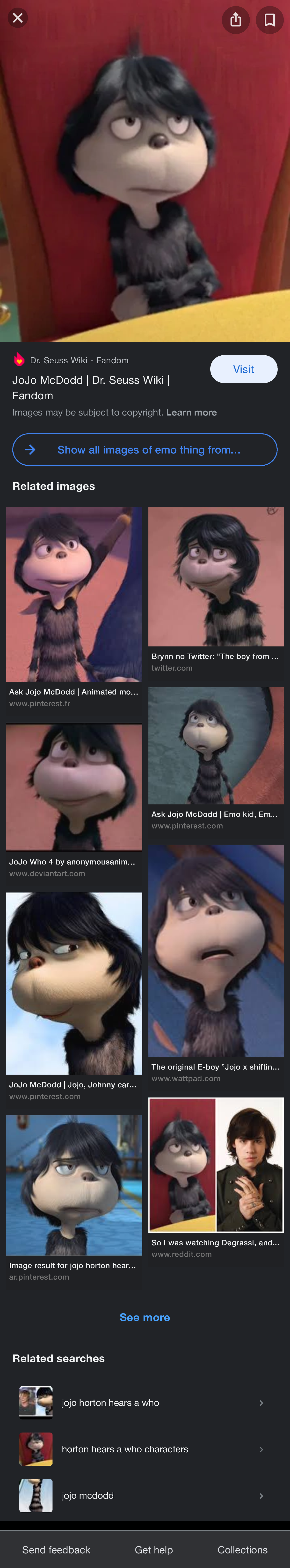 Emo Character Analysis: JoJo McDodd from Horton Hears A Who - Studocu