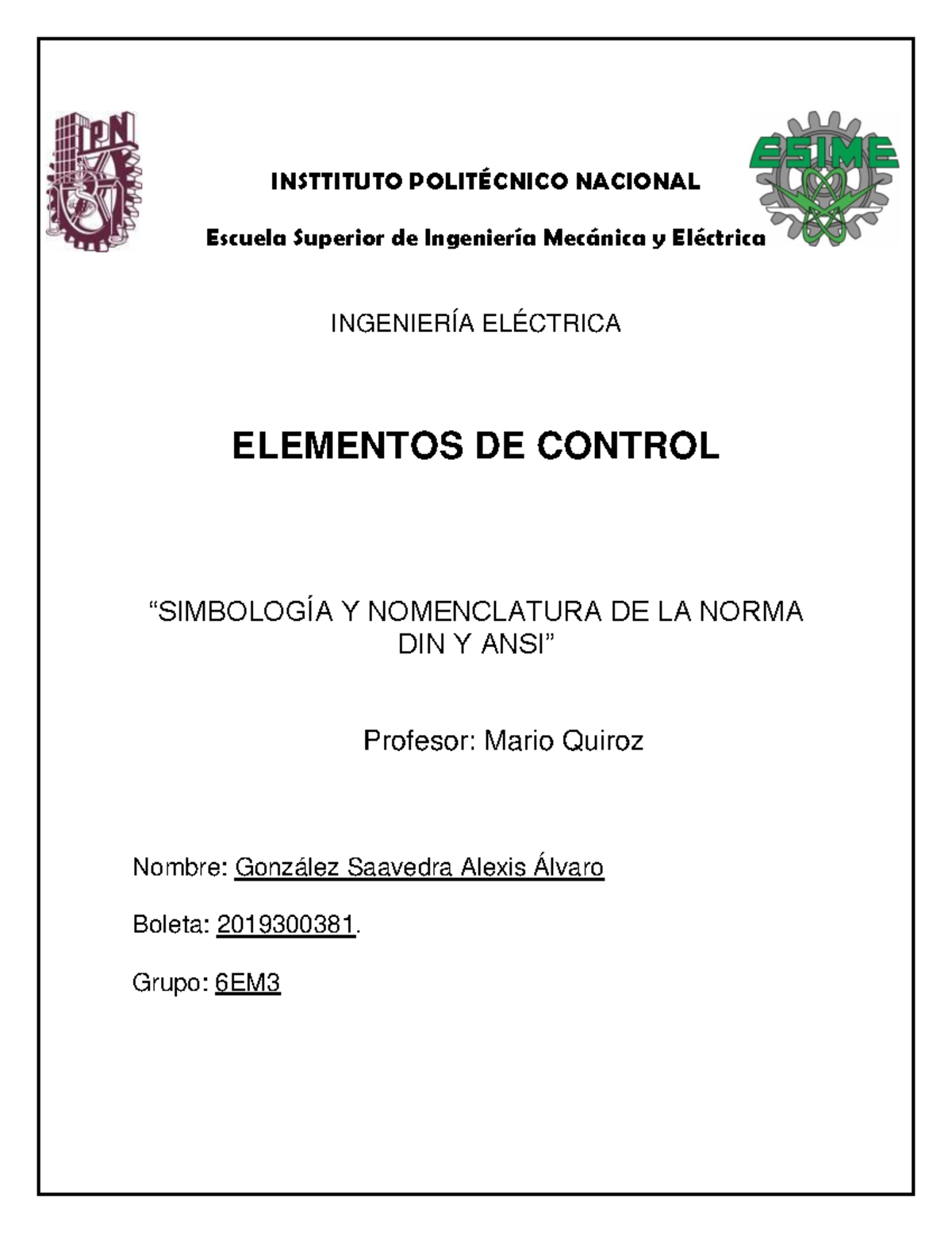 Norma DIN y ANSI: Simbología y Nomenclatura en Ingeniería Eléctrica - Document Preview