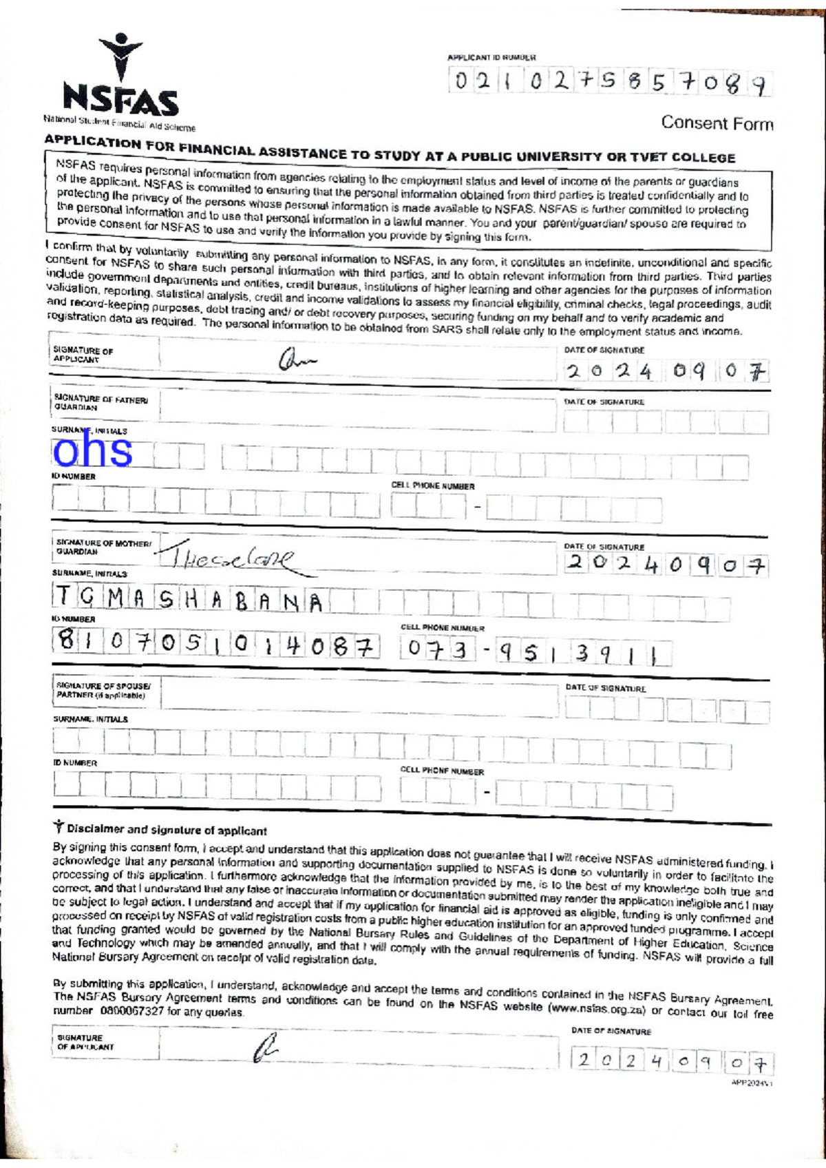 Joe - My name is Johannes i stayed in here along britse - APPLICANT ID ...