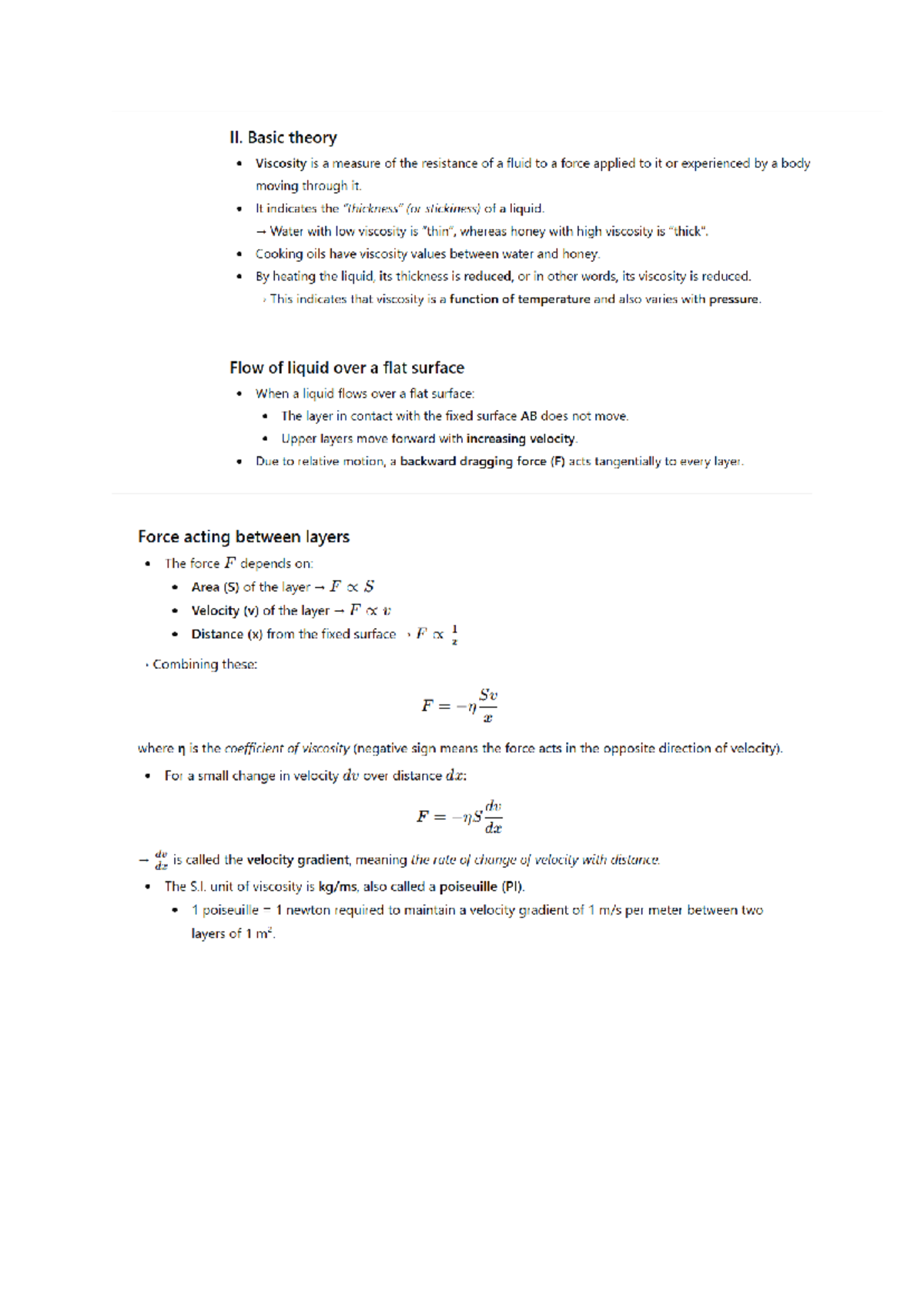 Lab 5: Basic Theory of Viscosity and Fluid Dynamics - Studocu