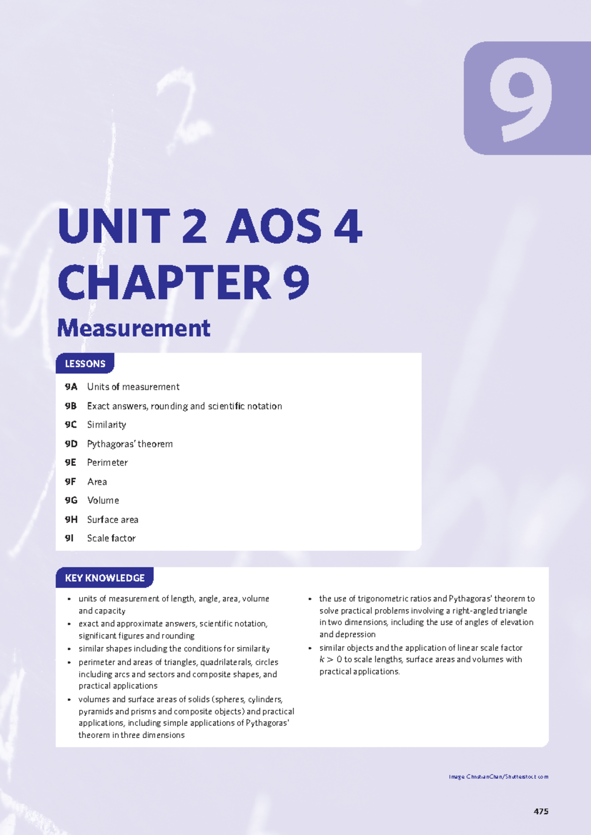 Edrolo VCE General Mathematics Units 12 - Chapter 9 Measurement Lessons ...