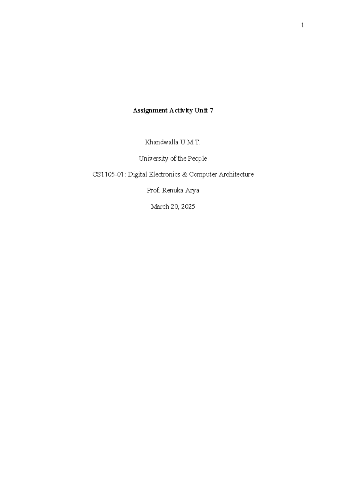 CS1105-01 Assignment Activity: Exploring String Reversal in Assembly ...