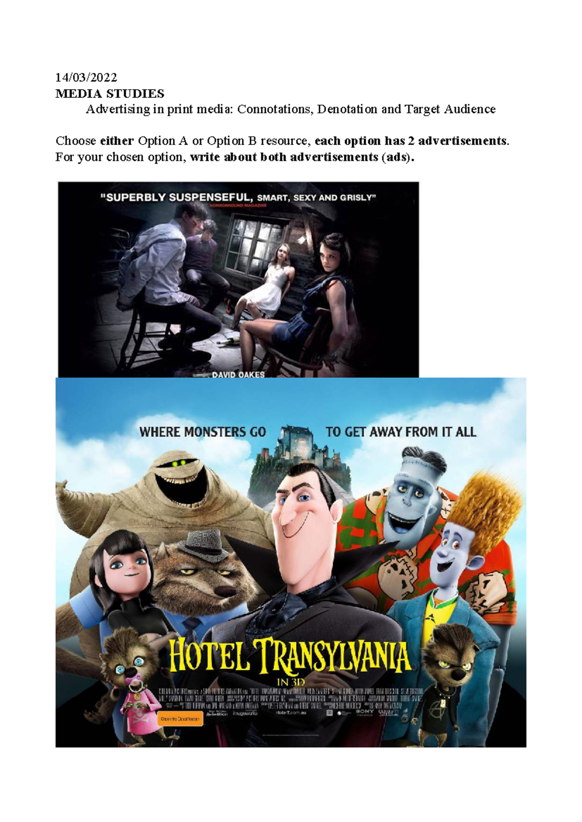 MEDIA STUDIES: Analyzing Advertisements - Connotations & Denotations ...